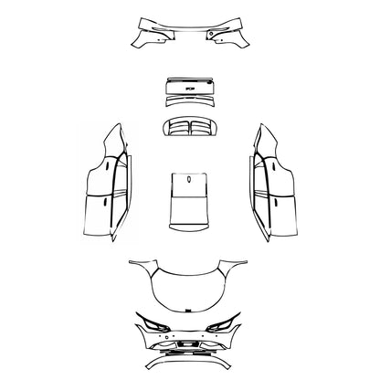 Pre-Cut PPF KIA EV6 Air 2022 - PPF-Kits