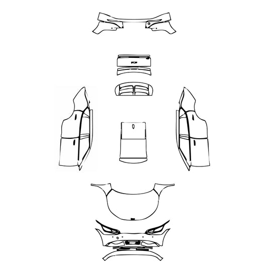 Pre-Cut PPF KIA EV6 Air 2024 - PPF-Kits