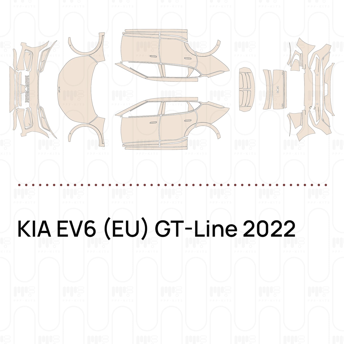 Pre-Cut PPF KIA EV6 (EU) GT-Line 2022