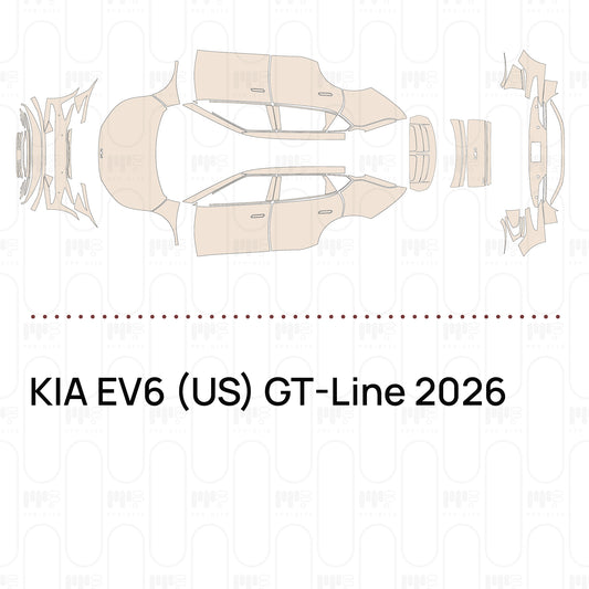 Pre-Cut PPF KIA EV6 (US) GT-Line 2026