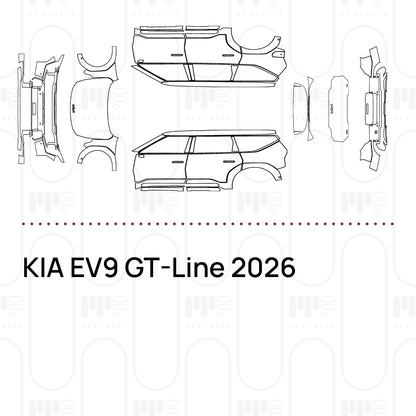 Pre-Cut PPF KIA EV9 GT-Line 2026