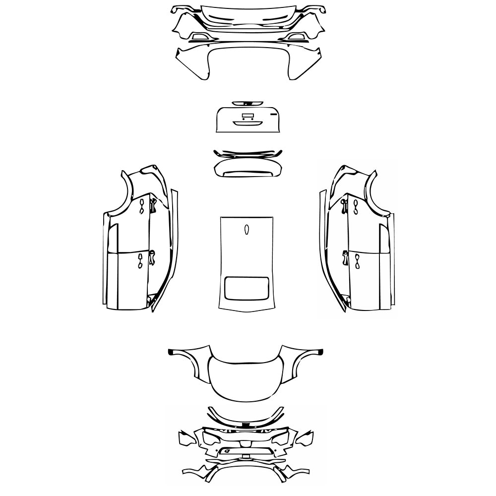 Pre-Cut PPF KIA Niro EV (US) Wind 2023 - PPF-Kits
