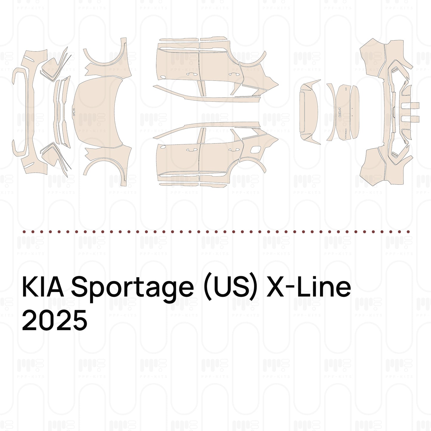 Pre-Cut PPF KIA Sportage (US) X-Line 2025