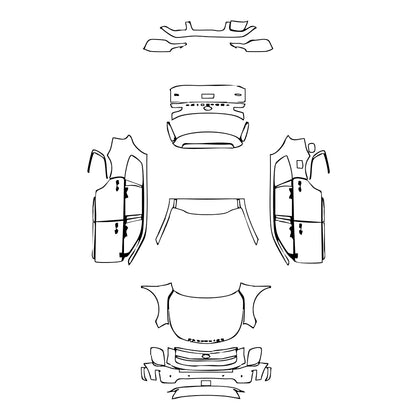 Pre-Cut PPF KIA Telluride EX 2020 - PPF-Kits