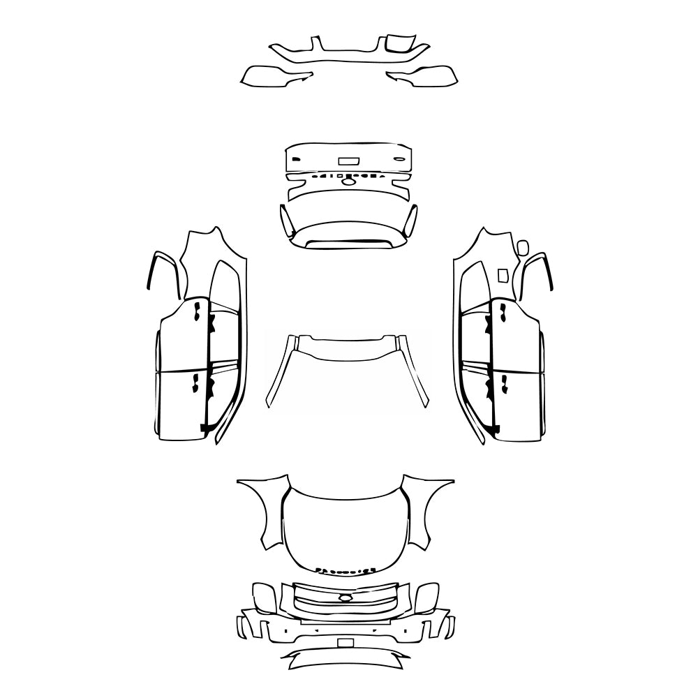 Pre-Cut PPF KIA Telluride LX 2020 - PPF-Kits