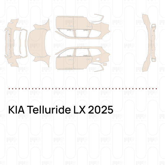 Pre-Cut PPF KIA Telluride LX 2025