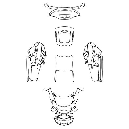 Pre-Cut PPF Lamborghini Aventador Avendator S Coupe 2023 - PPF-Kits