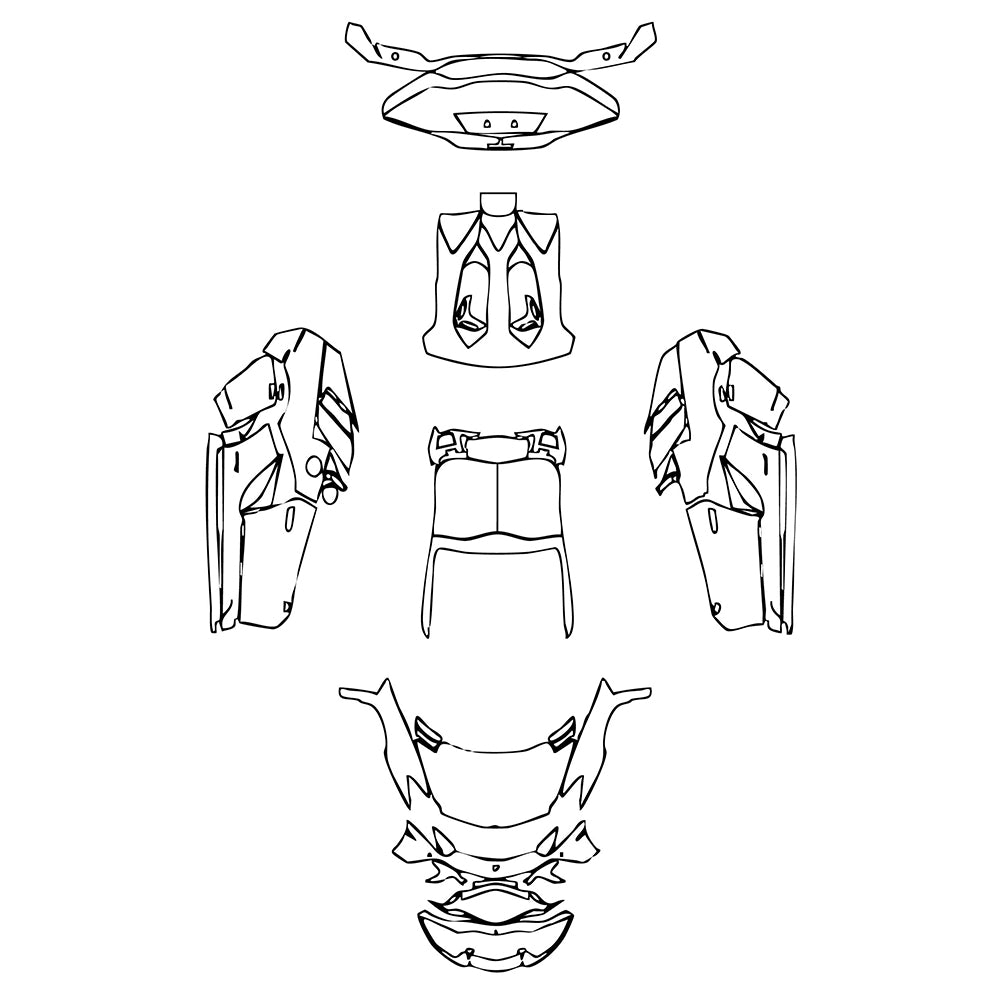 Pre-Cut PPF Lamborghini Aventador Avendator S Roadster 2023 - PPF-Kits