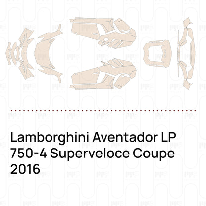 Pre-Cut PPF Lamborghini Aventador LP 750-4 Superveloce Coupe 2016
