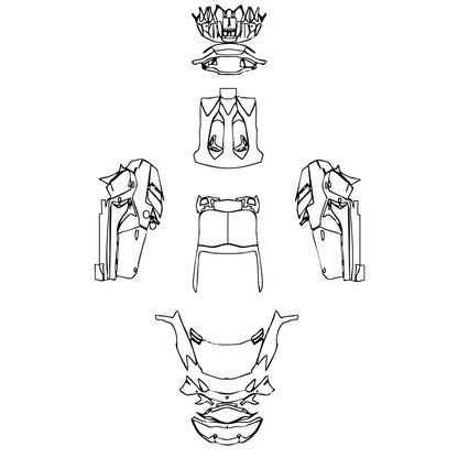Pre-Cut PPF Lamborghini Aventador LP 780-4 Ultimae Roadster 2022 - PPF-Kits