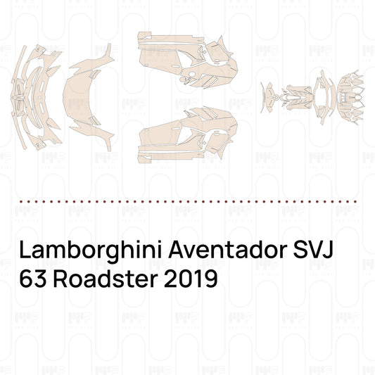 Pre-Cut PPF Lamborghini Aventador SVJ 63 Roadster 2019