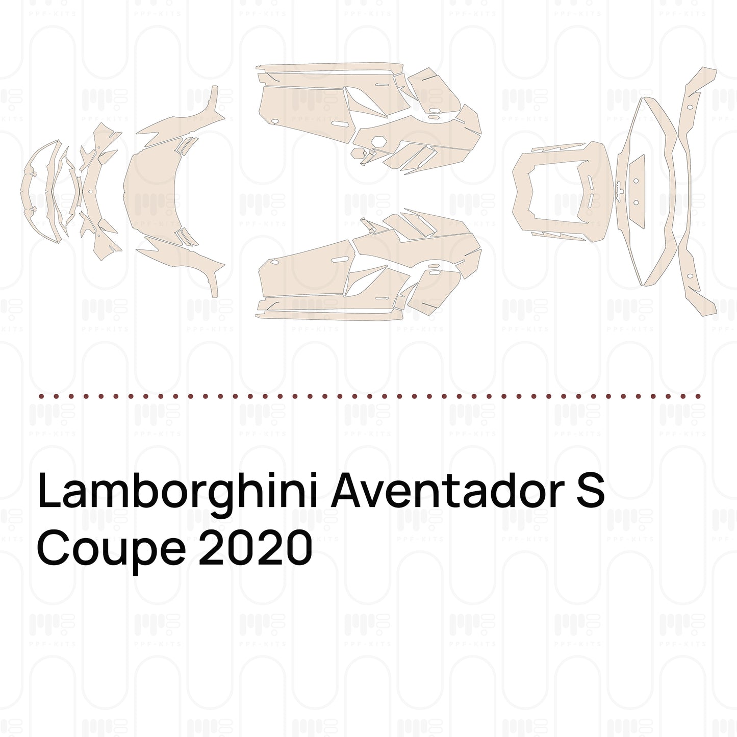 Pre-Cut PPF Lamborghini Aventador S Coupe 2020