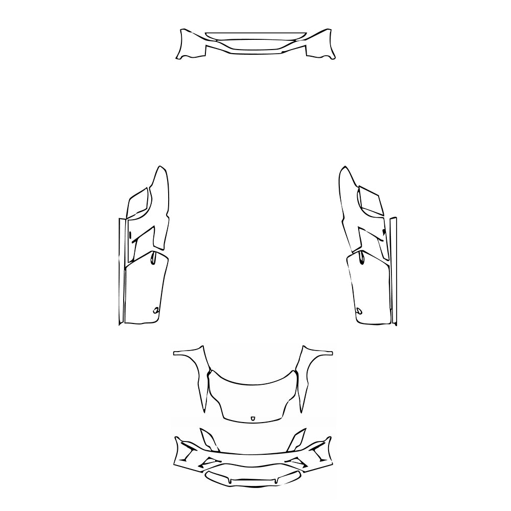 Pre-Cut PPF Lamborghini Gallardo LP 560-4 Spyder 2014 - PPF-Kits