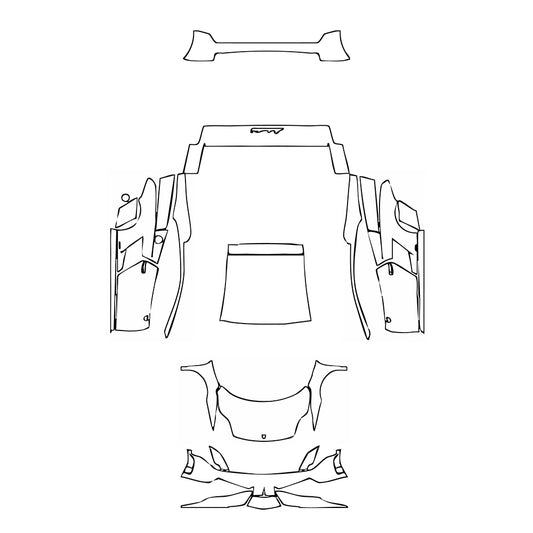 Pre-Cut PPF Lamborghini Gallardo LP 570-4 Superleggera 2014 - PPF-Kits