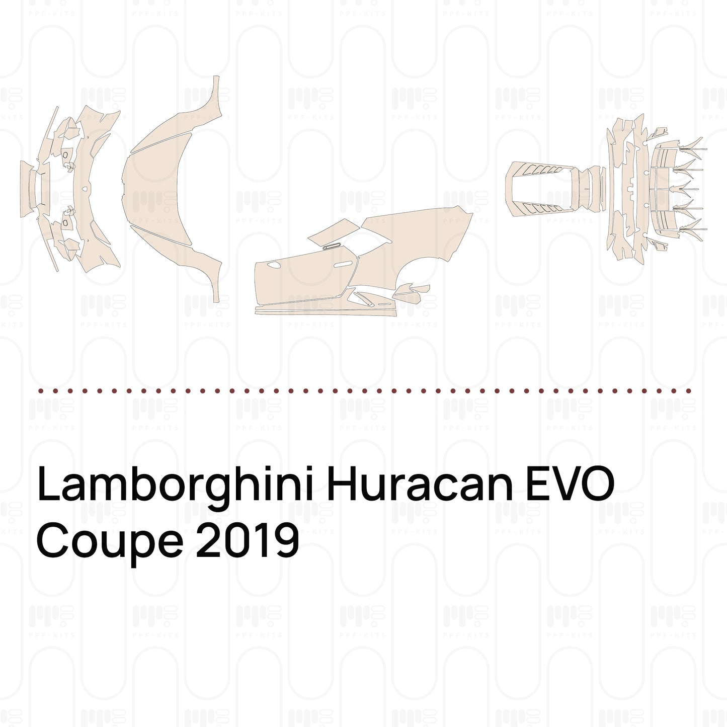 Pre-Cut PPF Lamborghini Huracan EVO Coupe 2019