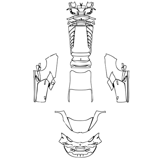 Pre-Cut PPF Lamborghini Huracan Huracan EVO RWD Coupe 2022 - PPF-Kits