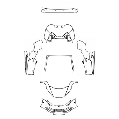 Pre-Cut PPF Lamborghini Huracan Huracan (LP610-4) Spyder 2017 - PPF-Kits