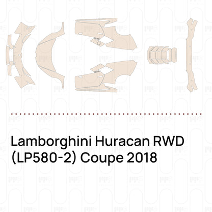 Pre-Cut PPF Lamborghini Huracan RWD (LP580-2) Coupe 2018