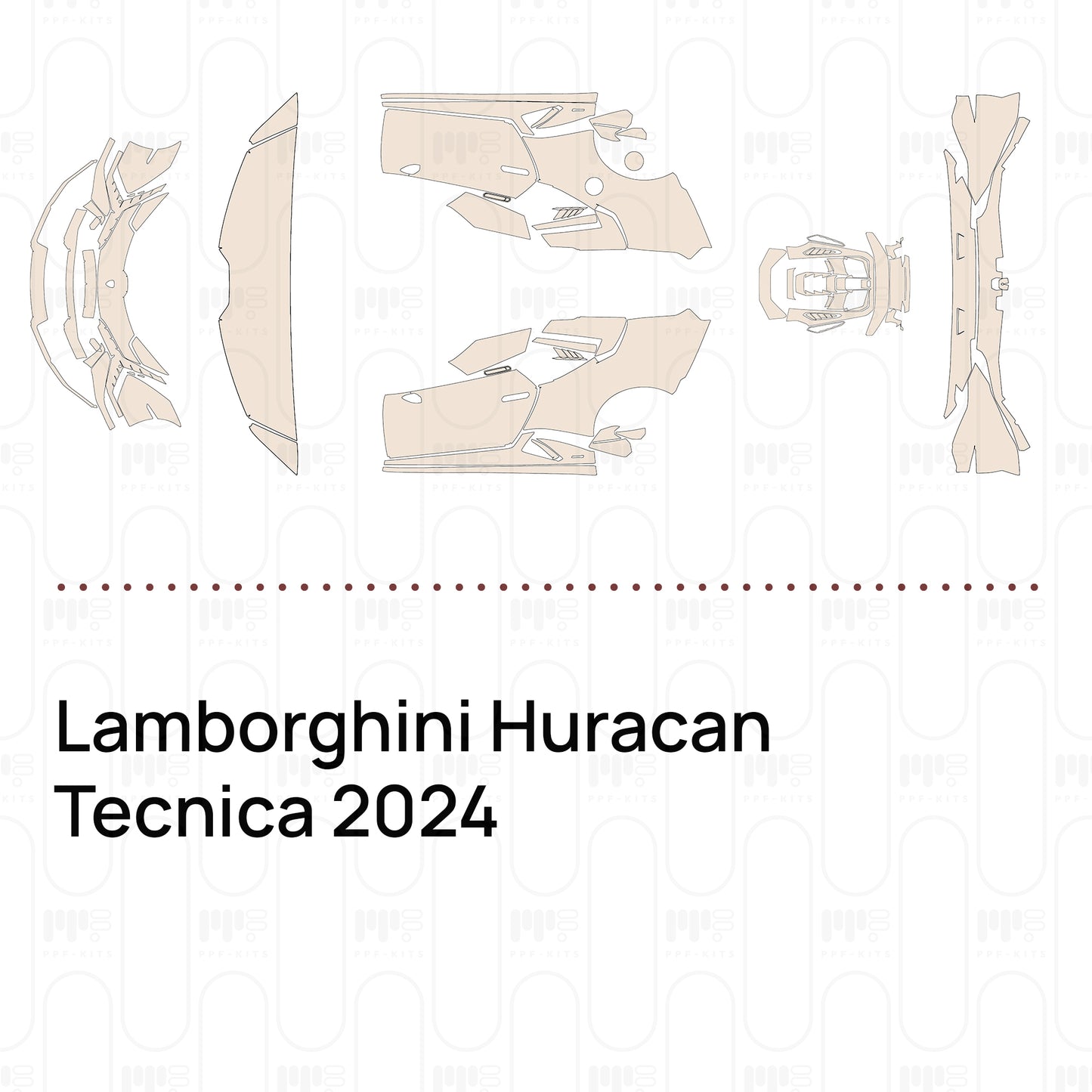 Pre-Cut PPF Lamborghini Huracan Tecnica 2024