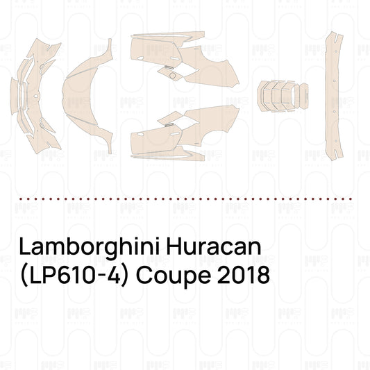 Pre-Cut PPF Lamborghini Huracan (LP610-4) Coupe 2018