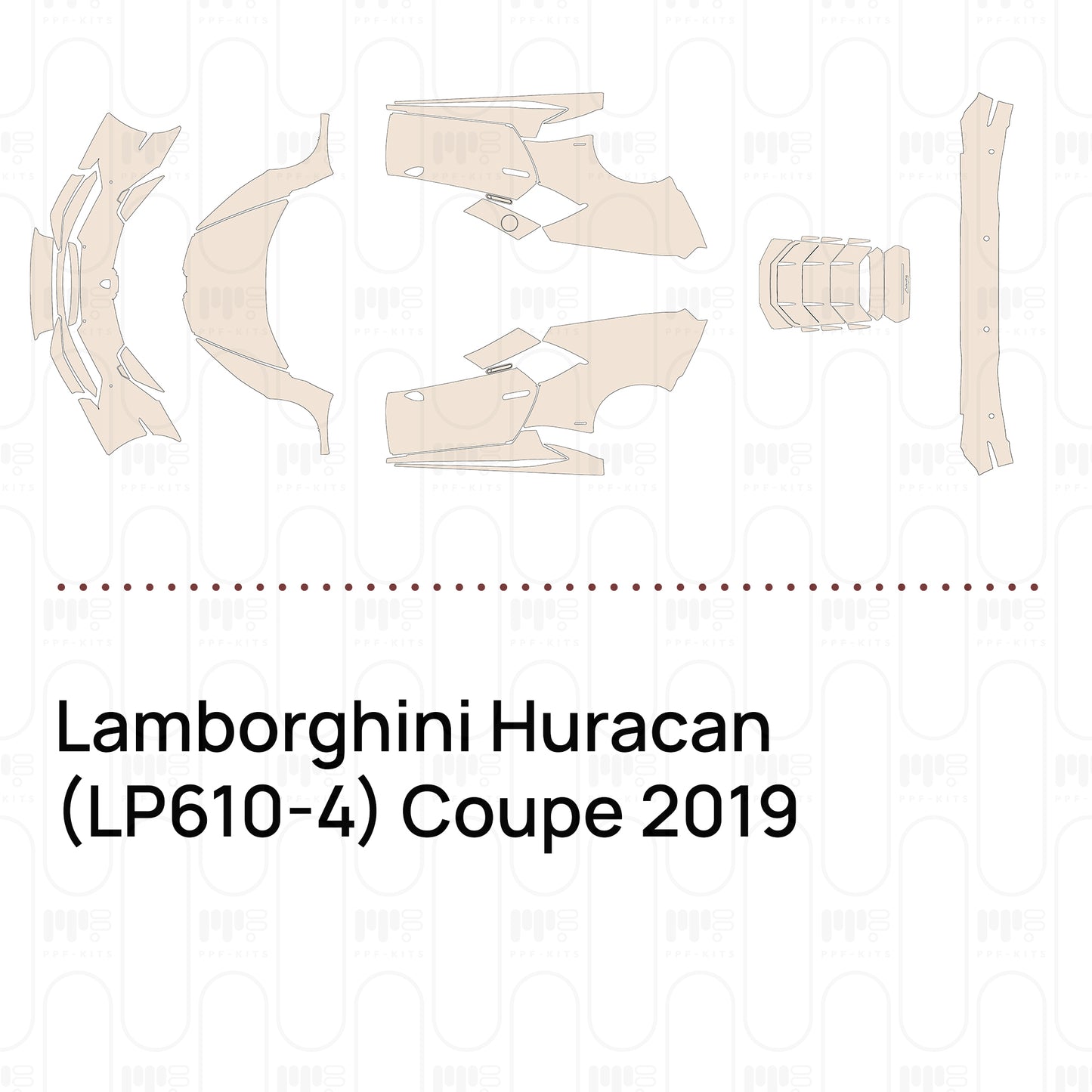 Pre-Cut PPF Lamborghini Huracan (LP610-4) Coupe 2019