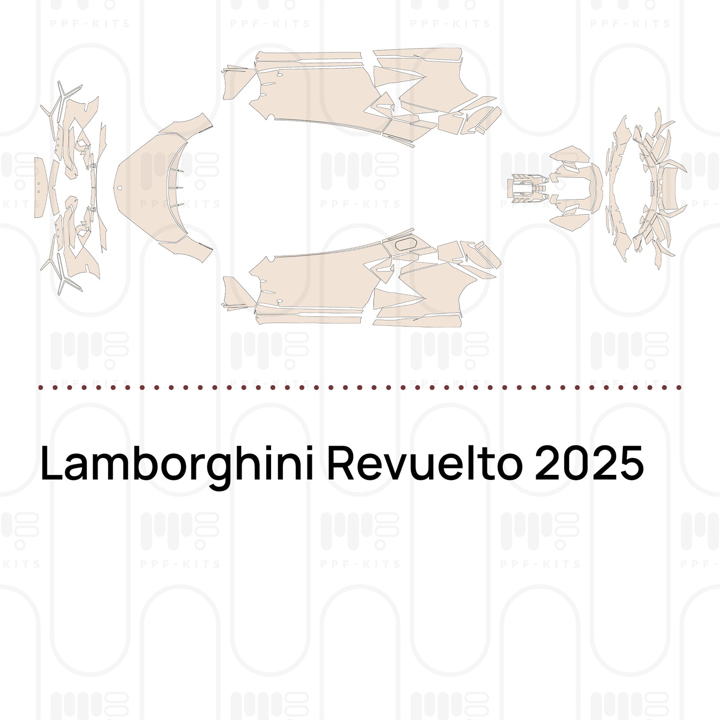 Lamborghini Revuelto 2025 – Forskåret PPF-lakbeskyttelsesfilm