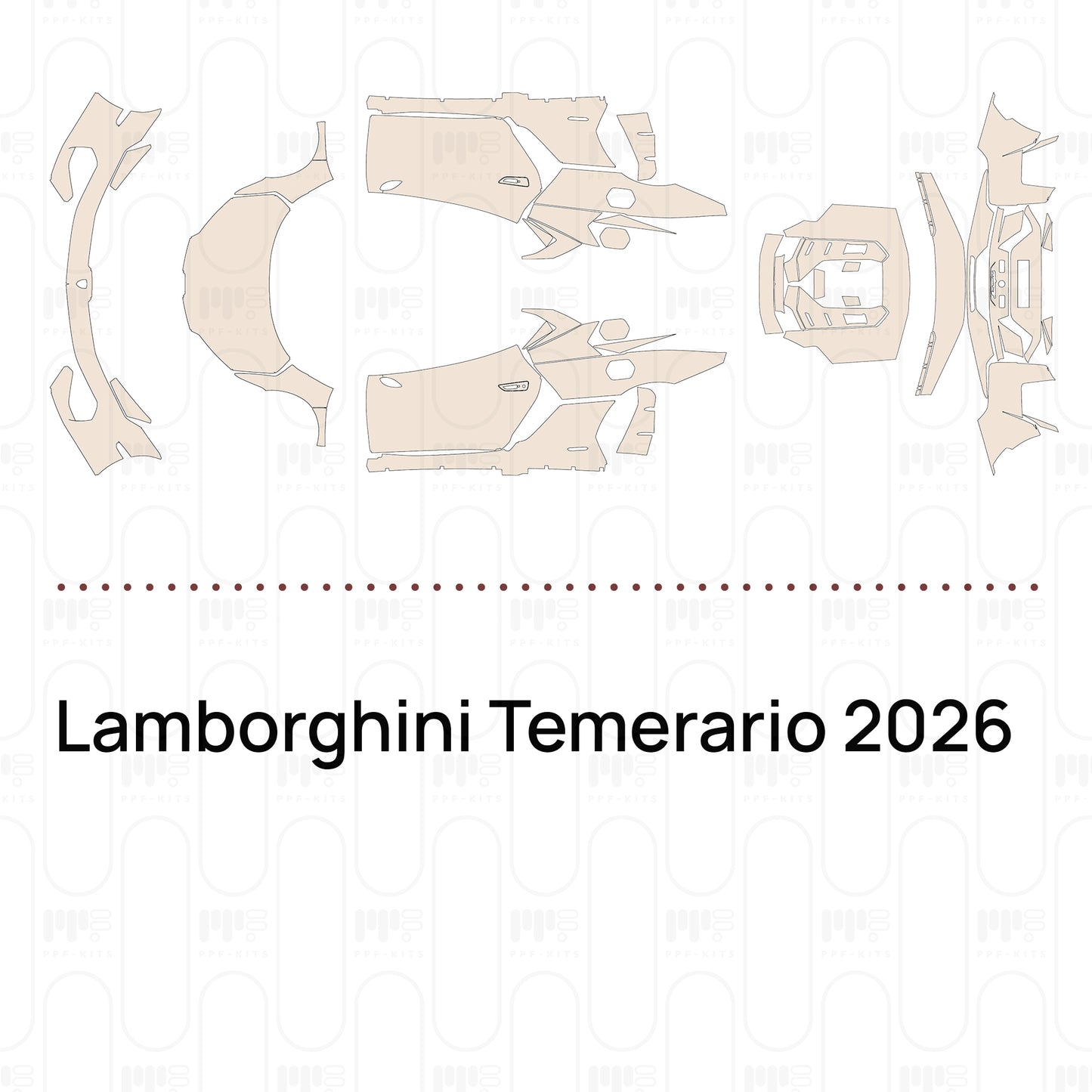 Pre-Cut PPF Lamborghini Temerario 2026