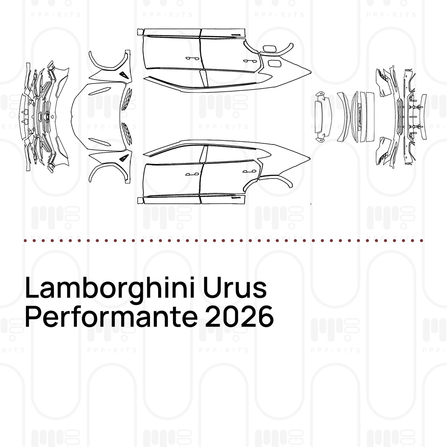 Pre-Cut PPF Lamborghini Urus Performante 2026