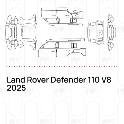 Pre-Cut PPF Land Rover Defender 110 V8 2025