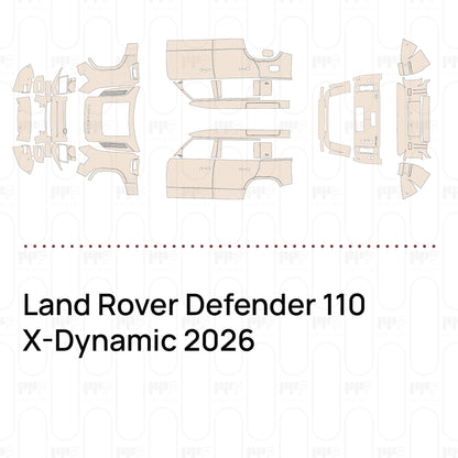 Pre-Cut PPF Land Rover Defender 110 X-Dynamic 2026
