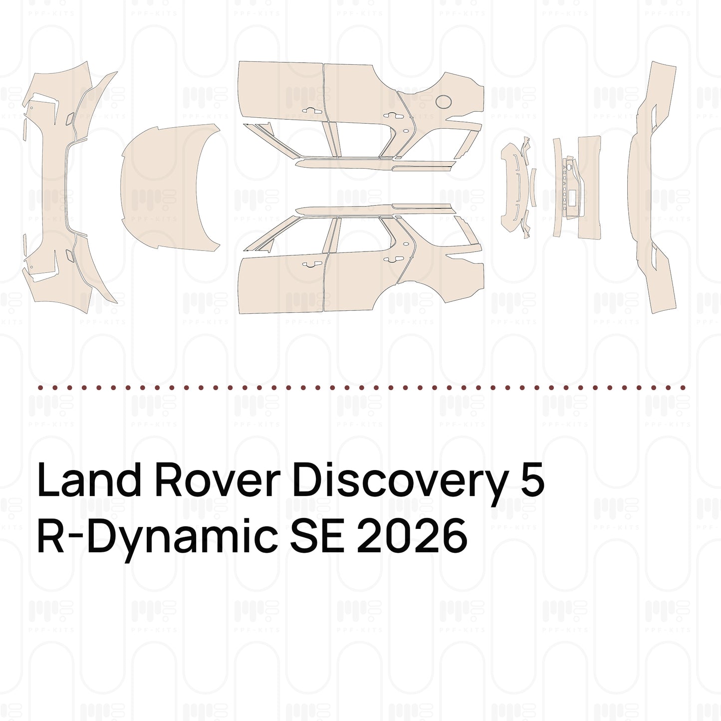 Pre-Cut PPF Land Rover Discovery 5 R-Dynamic SE 2026
