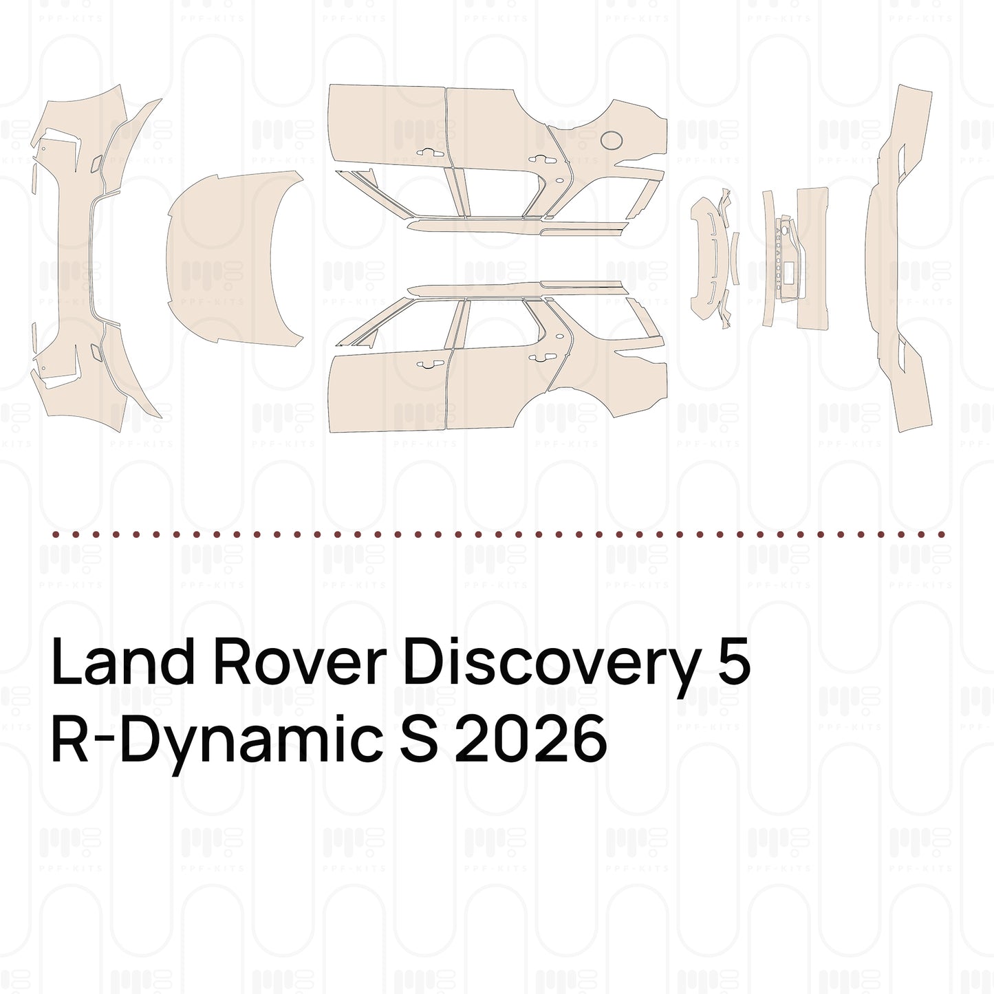 Pre-Cut PPF Land Rover Discovery 5 R-Dynamic S 2026