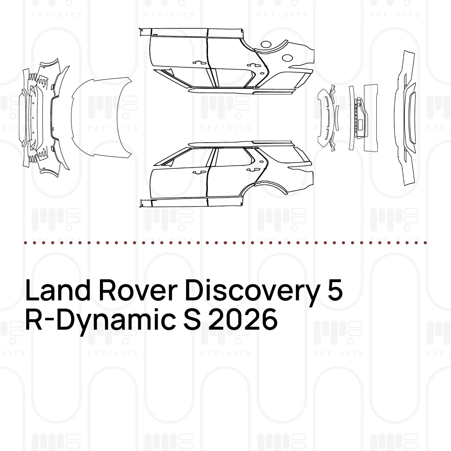Pre-Cut PPF Land Rover Discovery 5 R-Dynamic S 2026