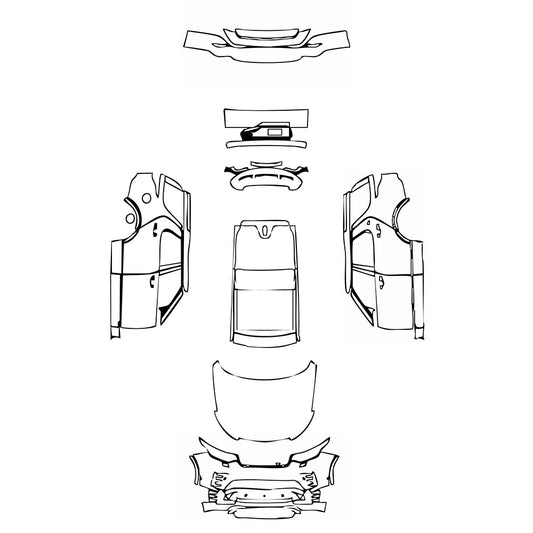 Pre-Cut PPF Land Rover Discovery Discovery 5 R-Dynamic HSE 2023 - PPF-Kits