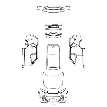 Pre-Cut PPF Land Rover Discovery Discovery 5 R-Dynamic SE 2021 - PPF-Kits