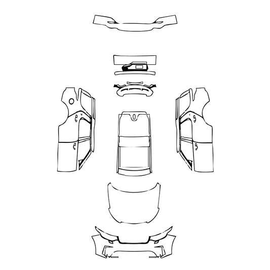Pre-Cut PPF Land Rover Discovery Discovery 5 S 2021 - PPF-Kits