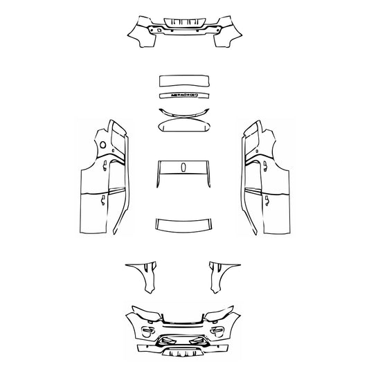 Pre-Cut PPF Land Rover Discovery Sport R-Dynamic 2016 - PPF-Kits