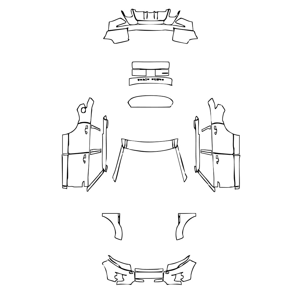 Pre-Cut PPF Land Rover Range Rover Evoque 5 Doors Base 2013 - PPF-Kits
