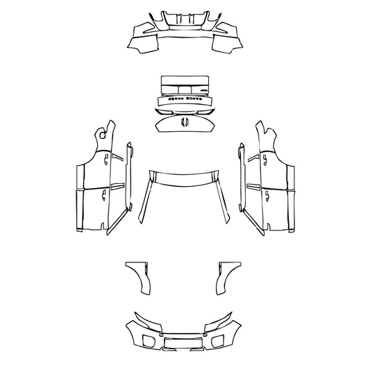 Pre-Cut PPF Land Rover Range Rover Evoque 5 Doors Base 2018 - PPF-Kits