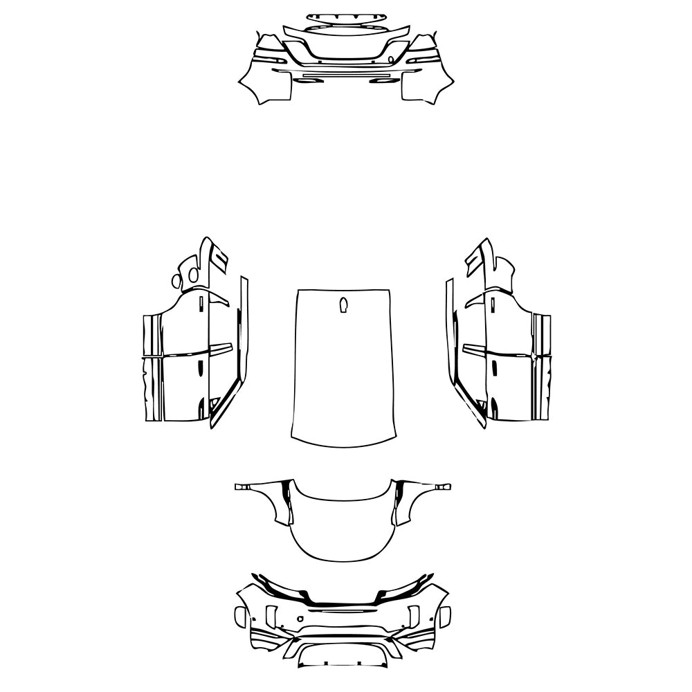 Pre-Cut PPF Land Rover Range Rover Evoque 5 Doors Base 2021 - PPF-Kits