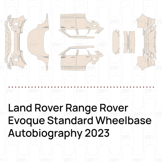 Pre-Cut PPF Land Rover Range Rover Evoque Standard Wheelbase Autobiography 2023