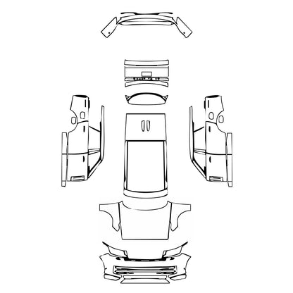 Pre-Cut PPF Land Rover Range Rover Extended Wheelbase Autobiography 2025 - PPF-Kits