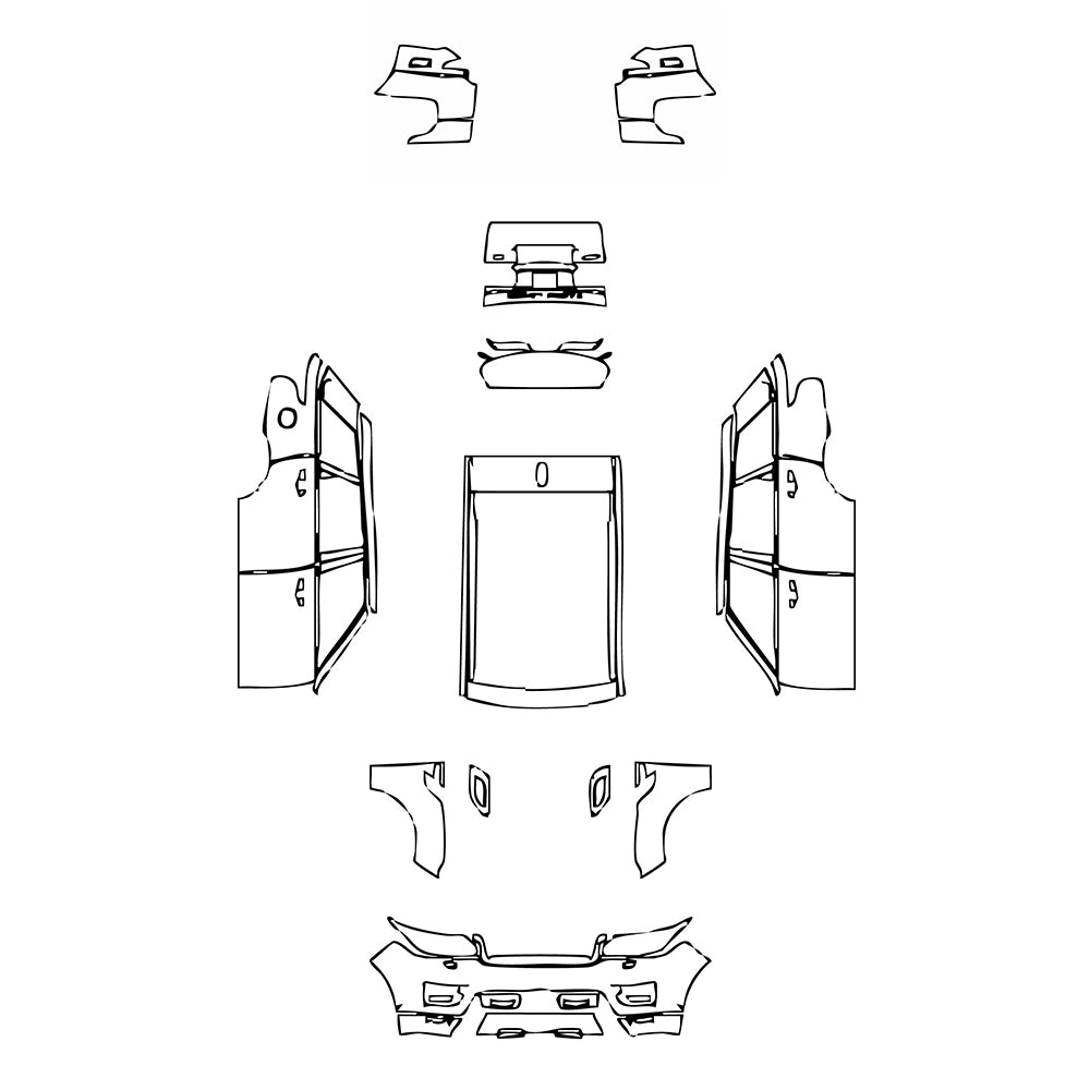 Pre-Cut PPF Land Rover Range Rover Sport HST 2016 - PPF-Kits