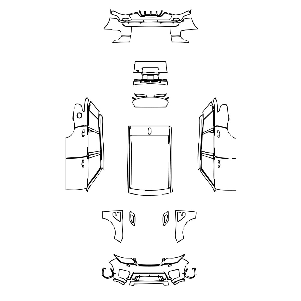 Pre-Cut PPF Land Rover Range Rover Sport SVR 2016 - PPF-Kits