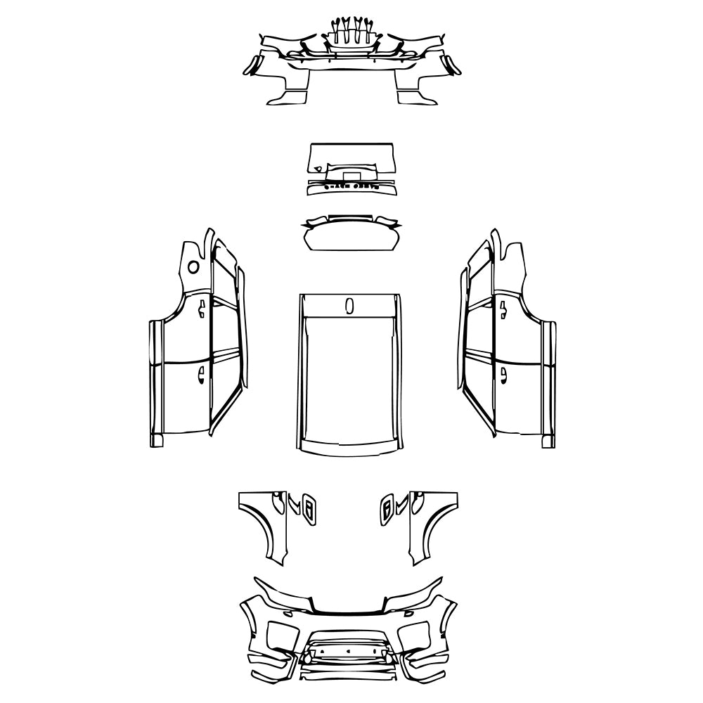 Pre-Cut PPF Land Rover Range Rover Sport SVR 2020 - PPF-Kits