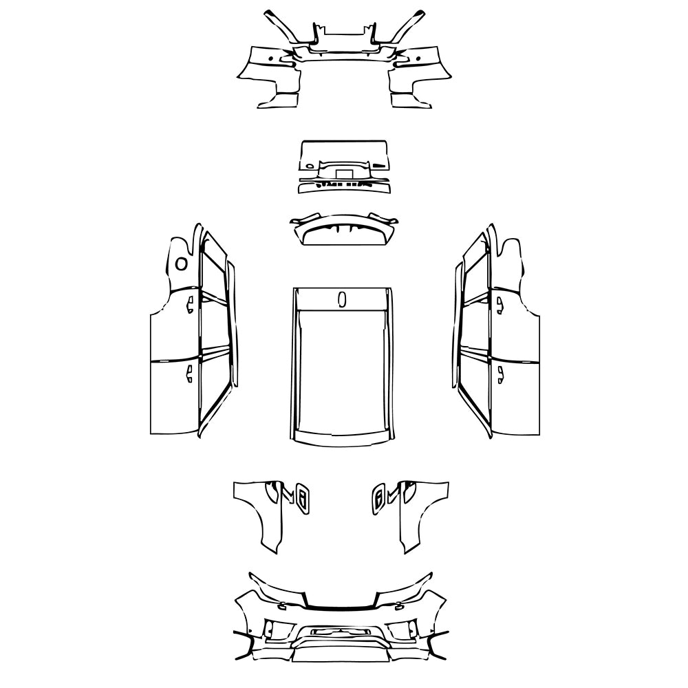 Pre-Cut PPF Land Rover Range Rover Sport Supercharged 2022 - PPF-Kits