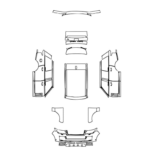 Pre-Cut PPF Land Rover Range Rover Standard Wheelbase Base 2019 - PPF-Kits