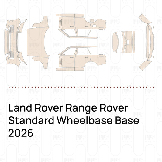 Pre-Cut PPF Land Rover Range Rover Standard Wheelbase Base 2026