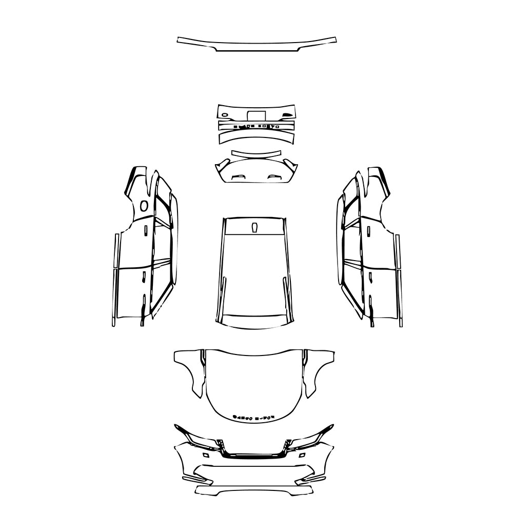 Pre-Cut PPF Land Rover Range Rover Velar Base 2022 - PPF-Kits