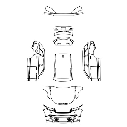 Pre-Cut PPF Land Rover Range Rover Velar R-Dynamic SE 2024 - PPF-Kits